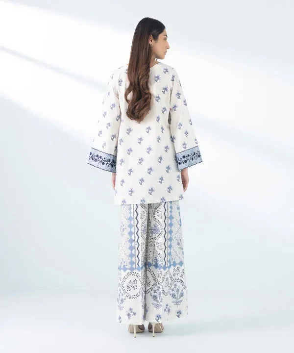 2 Piece - Embroidered Cambric Suit (ADULT)