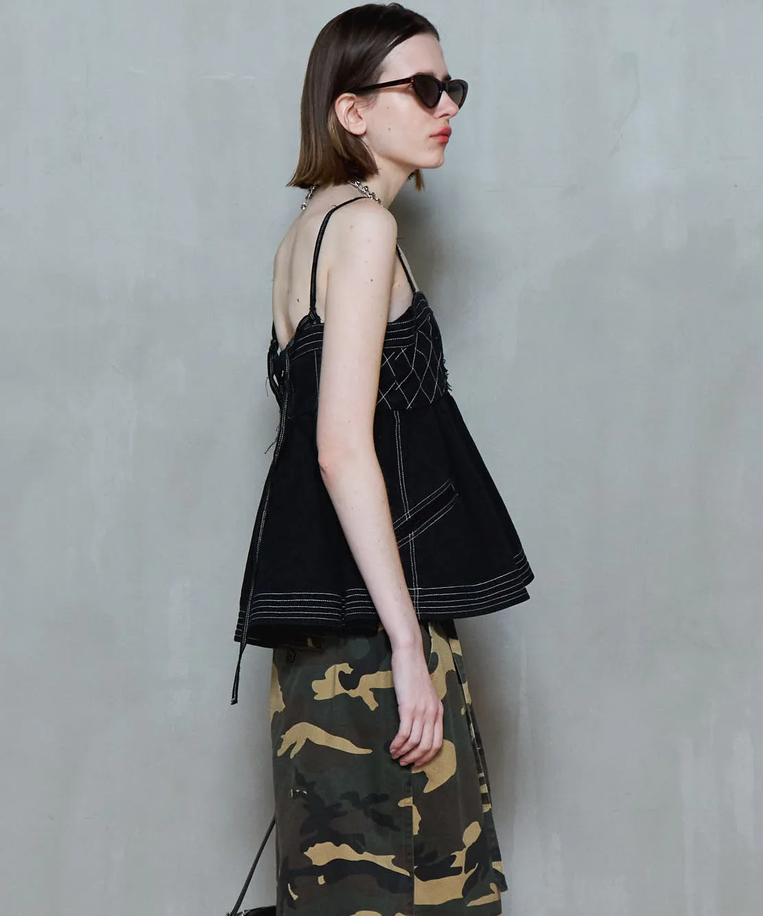 【25SUMMER PRE-ORDER】Washed Peplum Tops