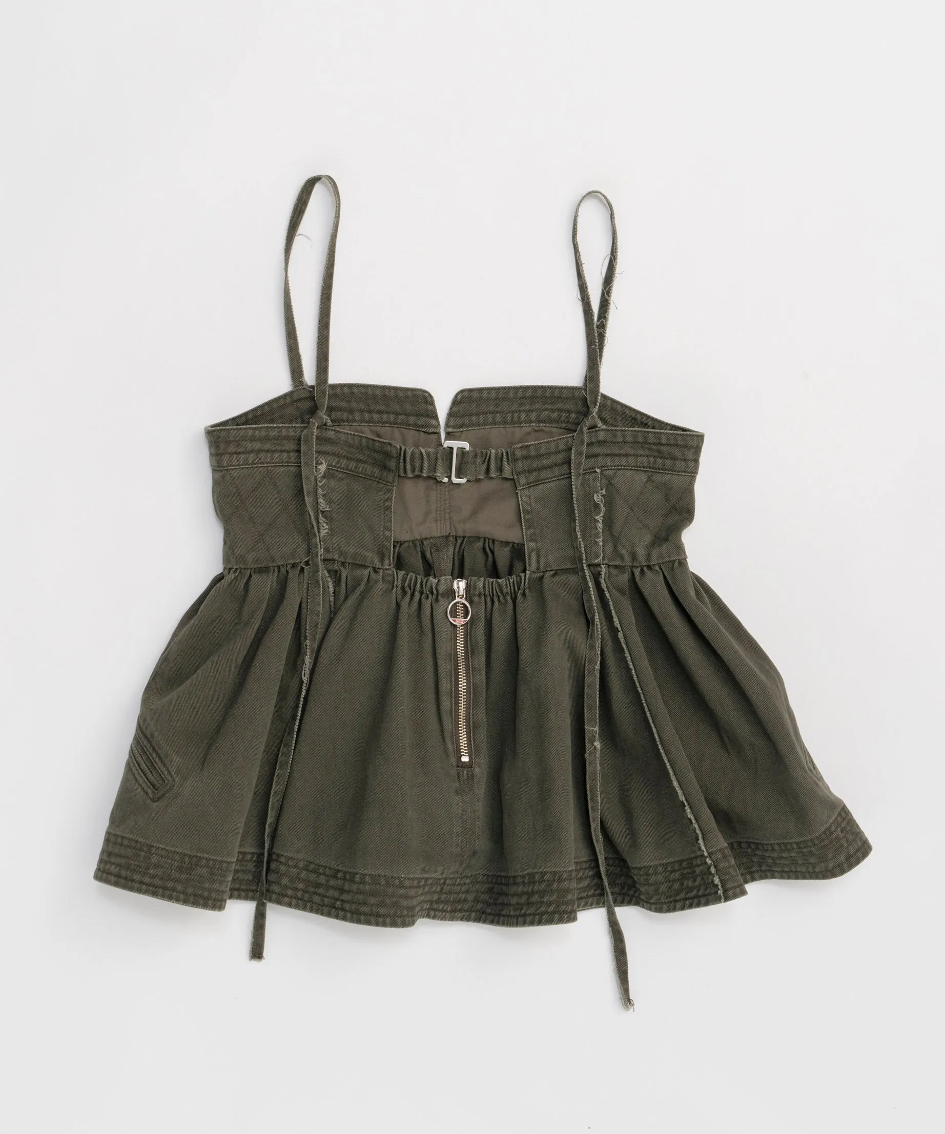 【25SUMMER PRE-ORDER】Washed Peplum Tops