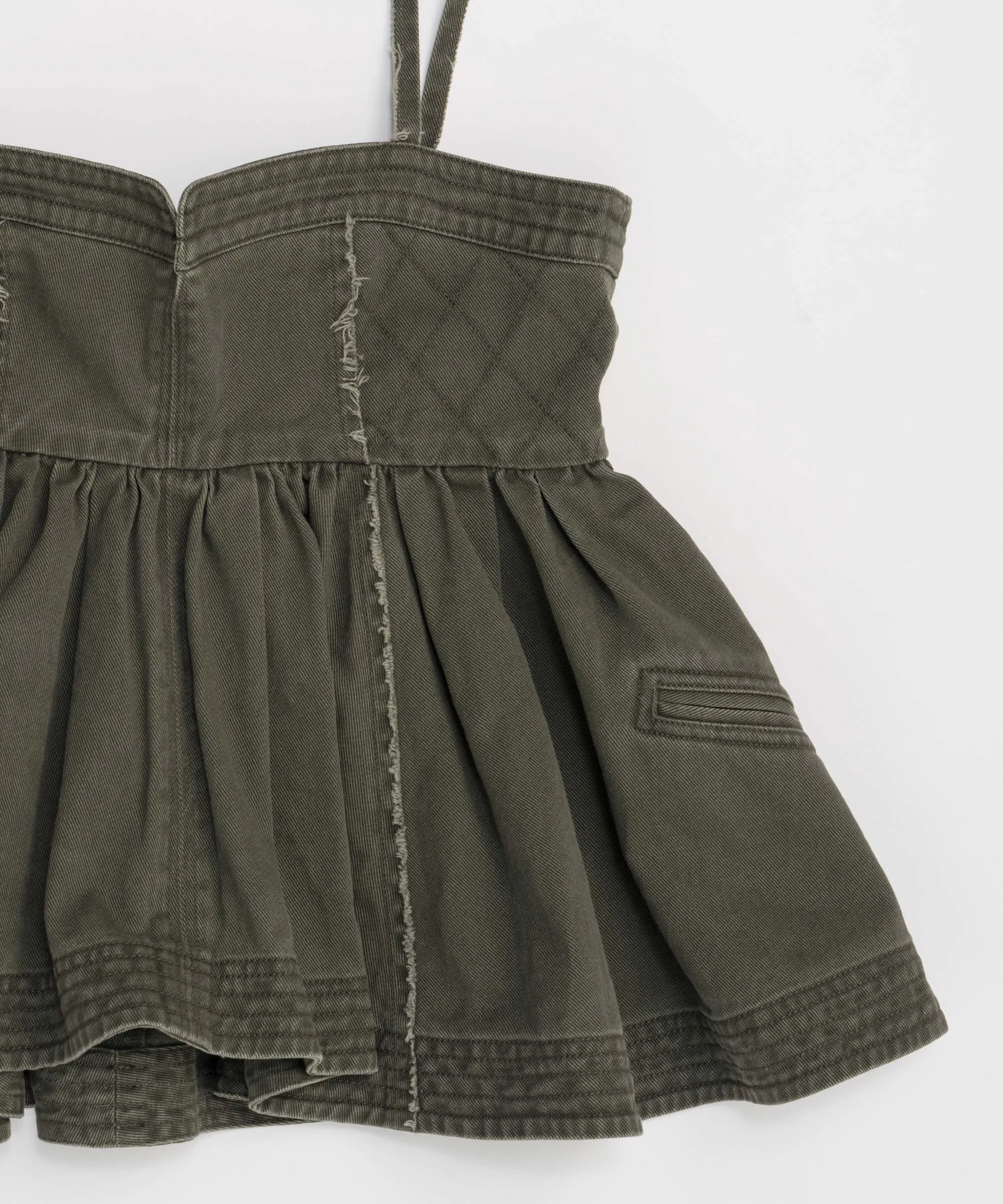 【25SUMMER PRE-ORDER】Washed Peplum Tops