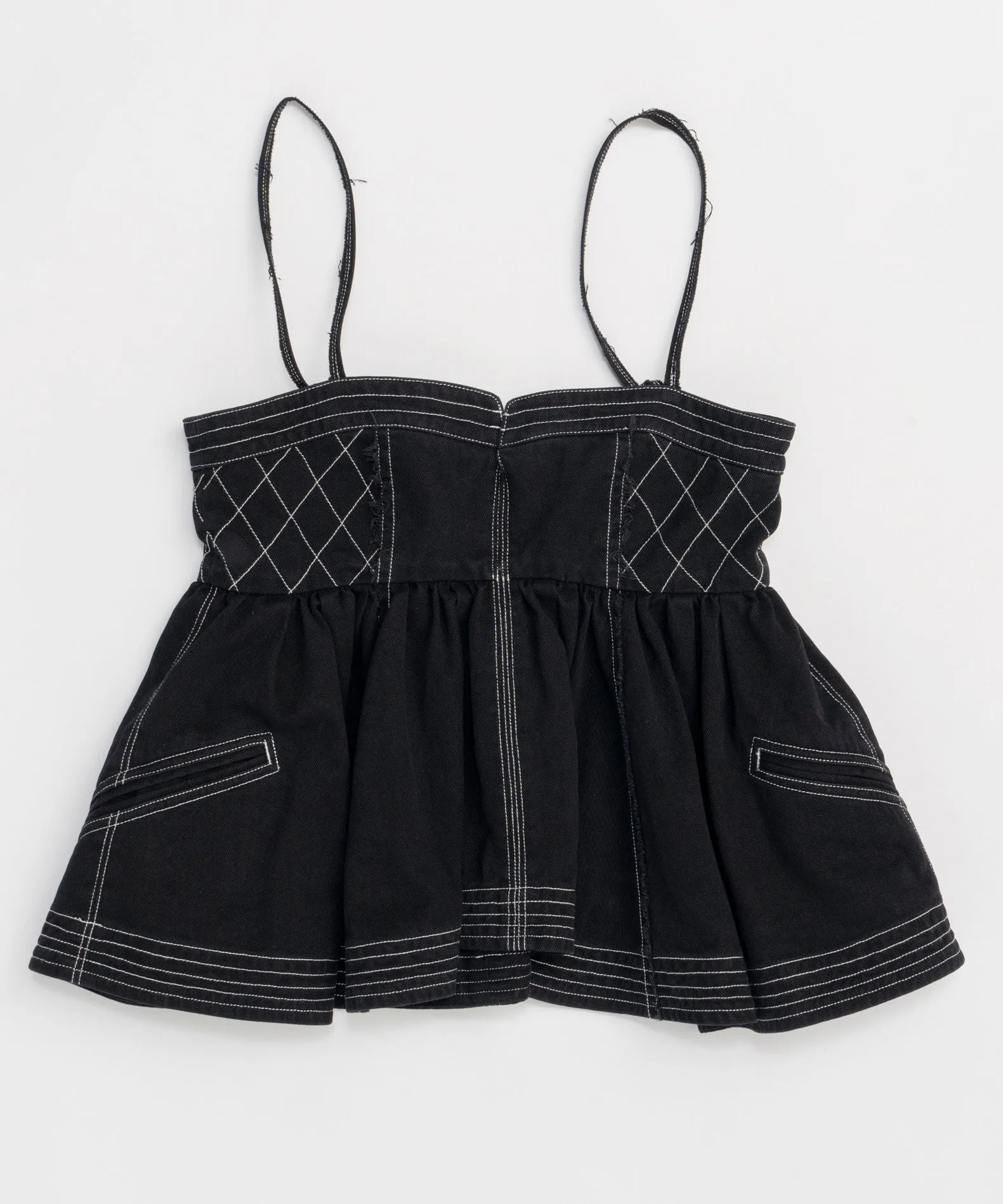 【25SUMMER PRE-ORDER】Washed Peplum Tops