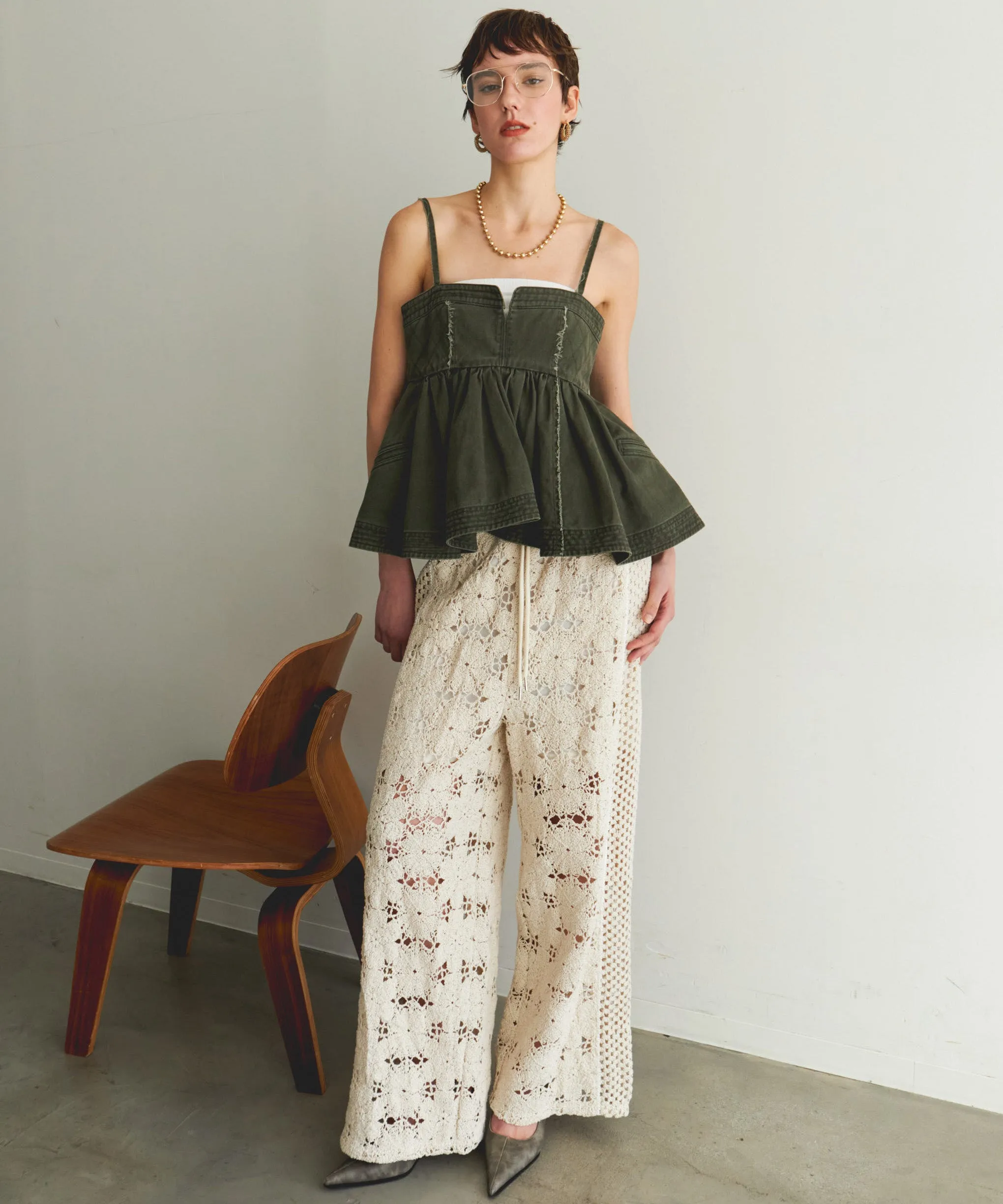 【25SUMMER PRE-ORDER】Washed Peplum Tops