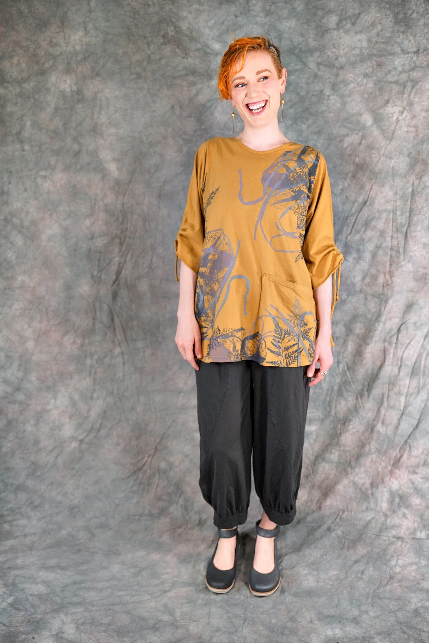3326 Cropped Bloomers Faded Iron