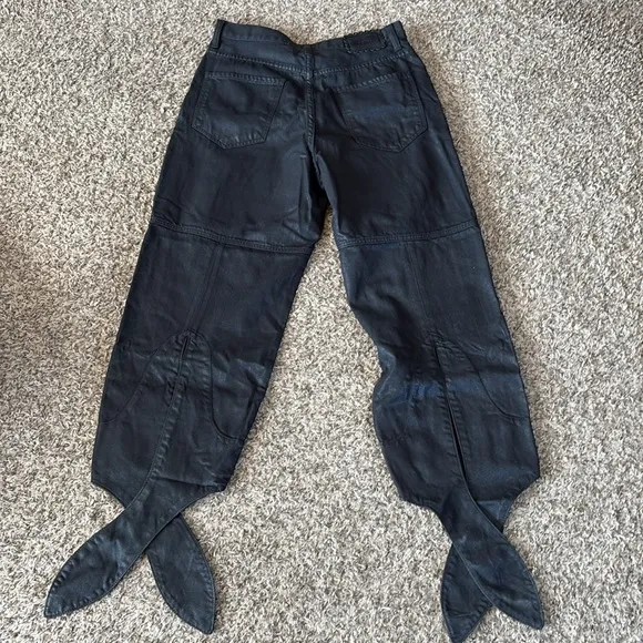 7 For All Mankind Bow Tie Balloon Cropped Pants size 30