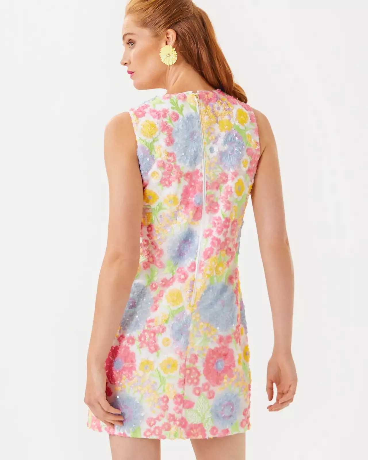Airbella Sequin Shift Dress - Multi Views
