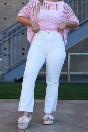 Anastasia Cropped Kick Flare Jeans