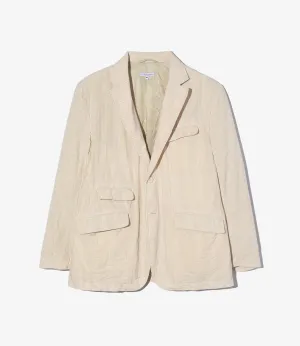 Andover Jacket – Beige Stripe Cotton Seersucker