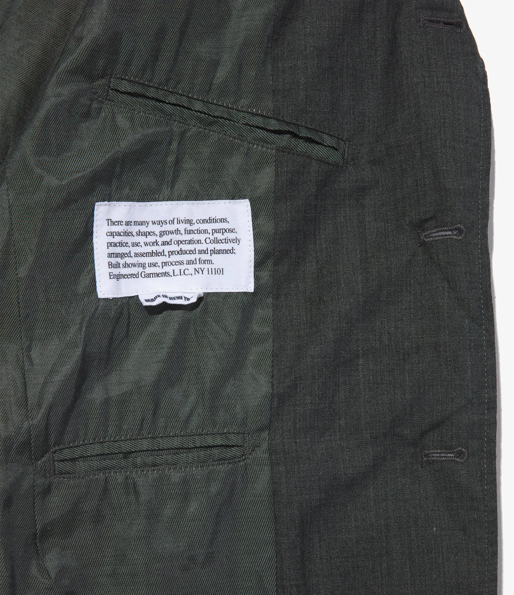 Andover Jacket – Charcoal Tropical Wool