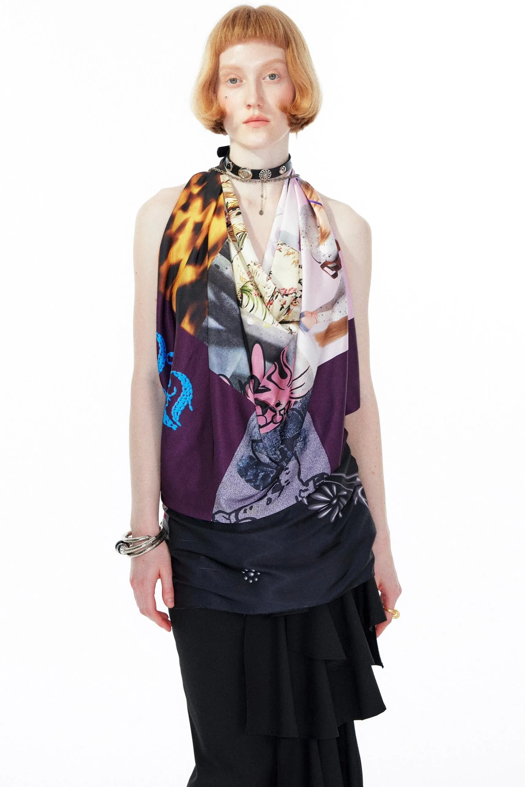 Artistic Silk Shawl