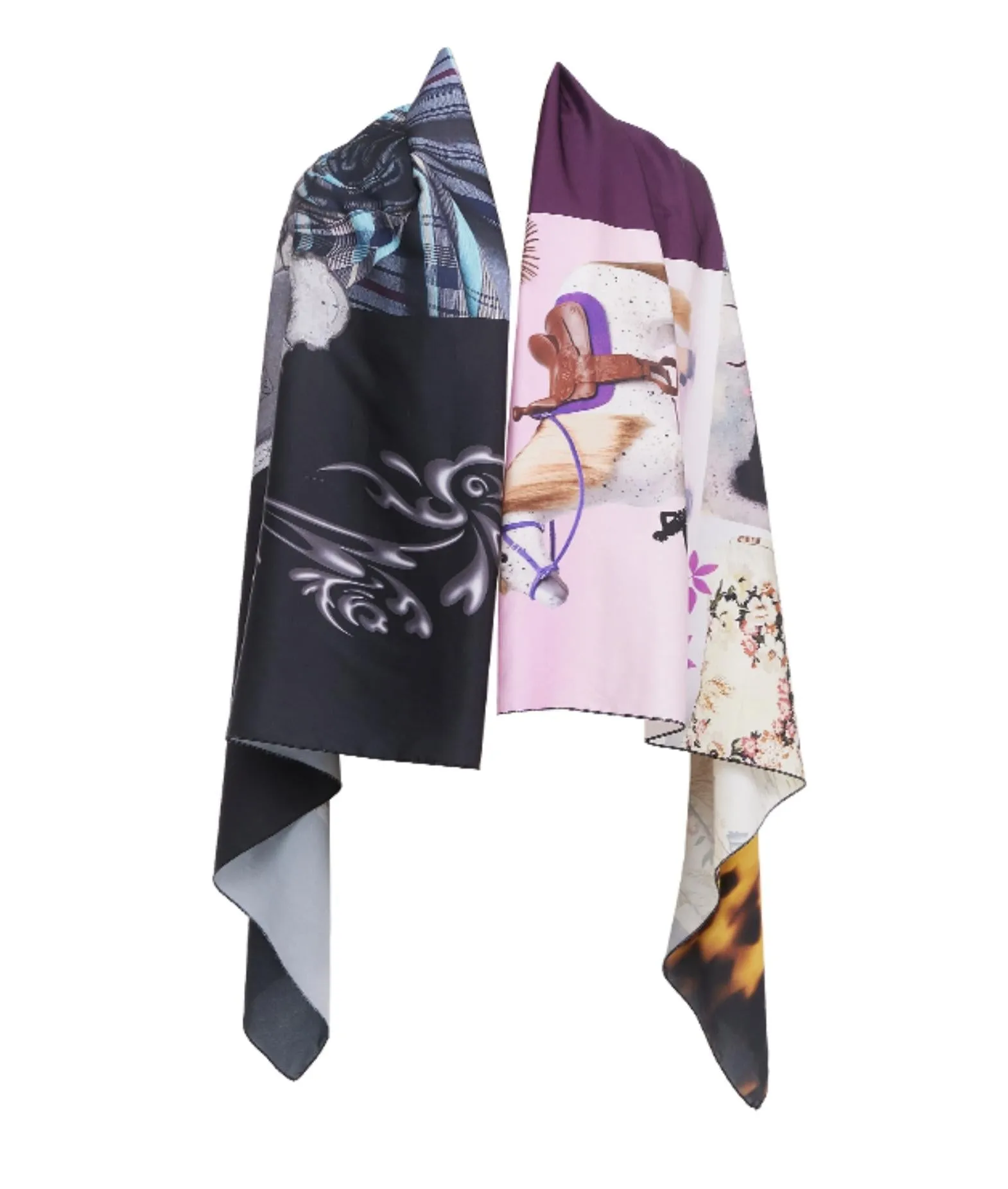Artistic Silk Shawl