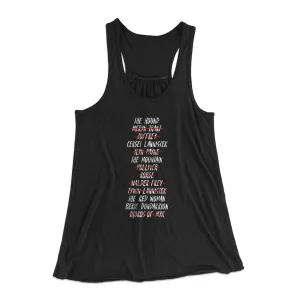 Arya's Kill List Women's Flowey Tank Top