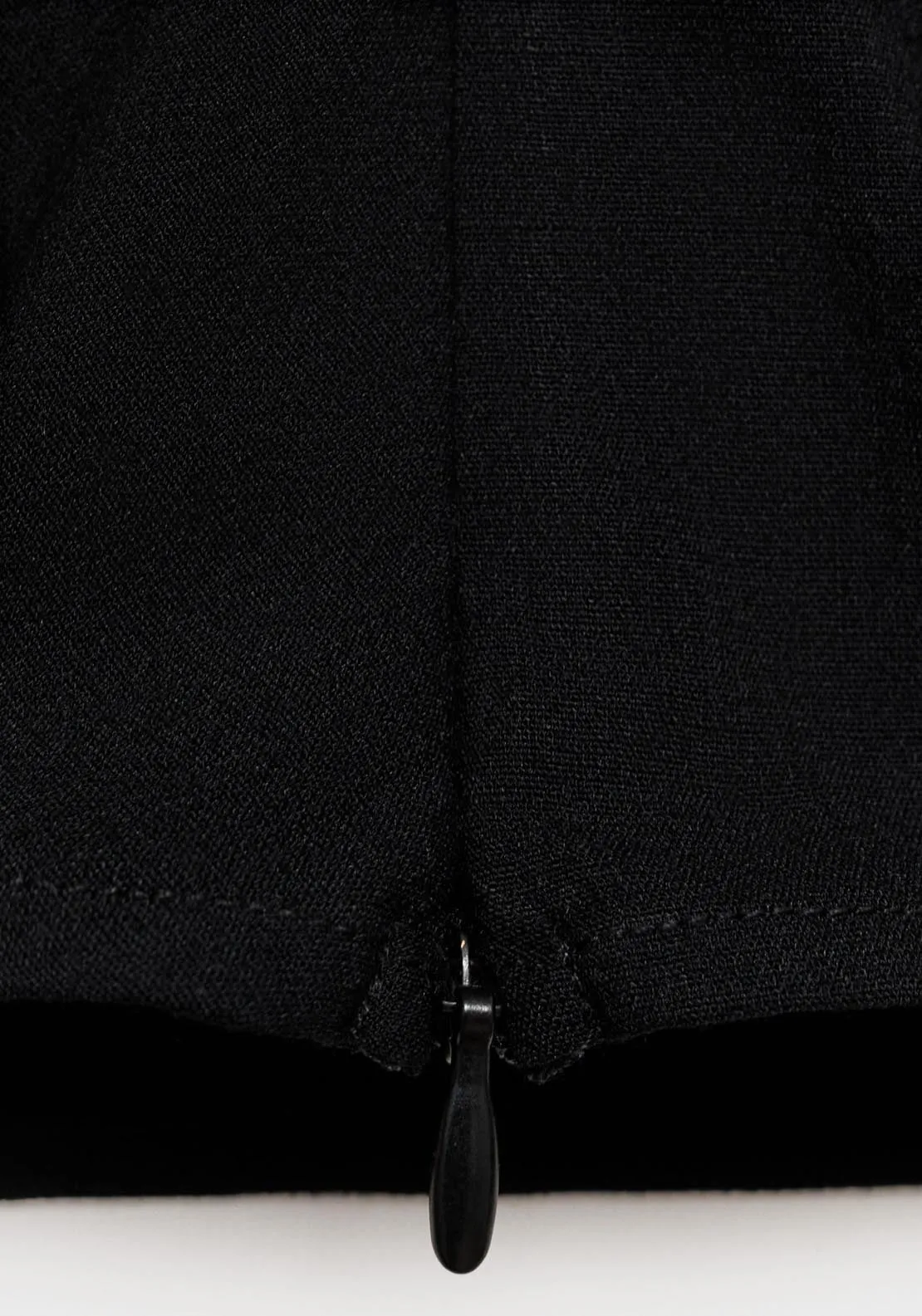 Asymmetrical Draped Top With Straps - Black