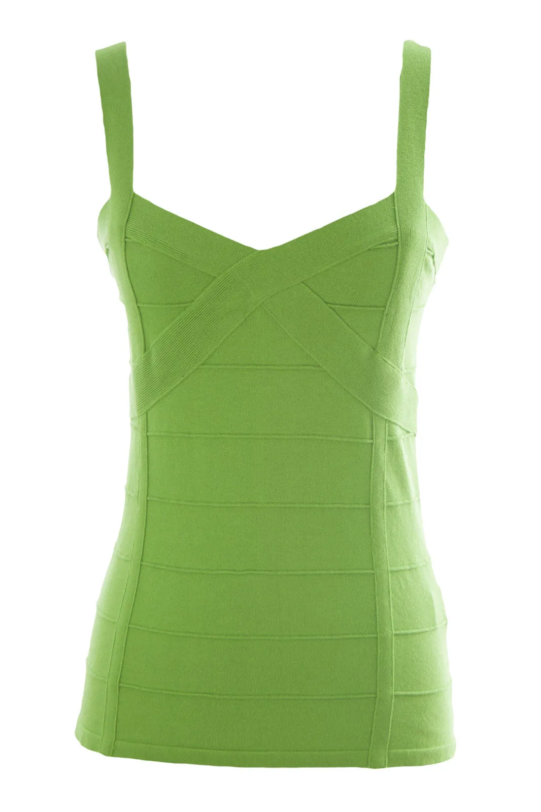 August Silk Women's Palm Leaf Faux Back Zipper Stretch Knit Top NWT $58