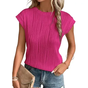 Aurelina - Casual Round Neck Tops for Women