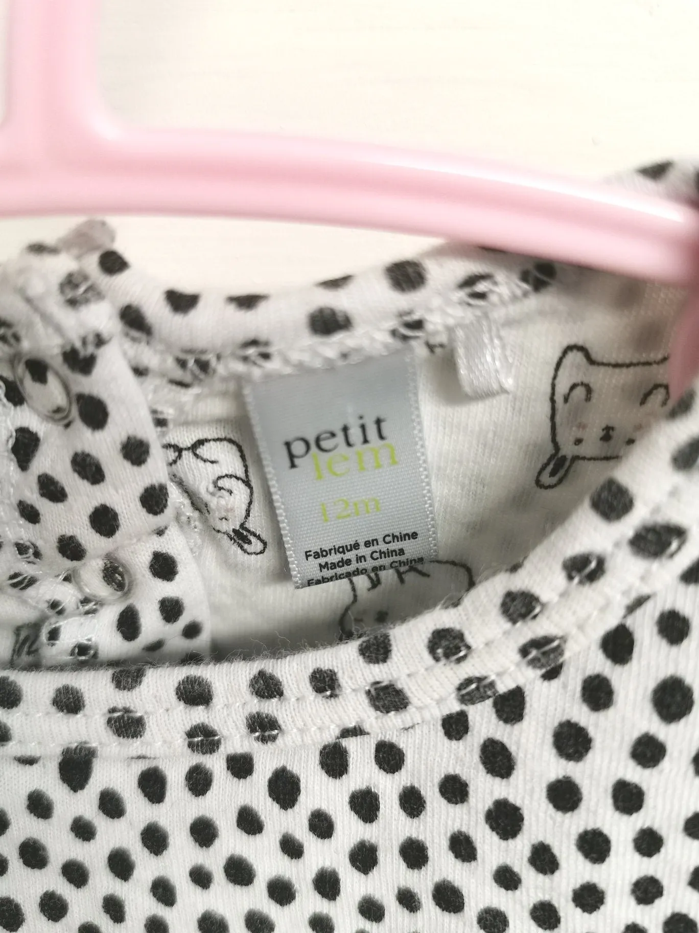BABY GIRL SIZE 12 MONTHS - PETIT LEM / JUMPING BEANS, 2 Pack Longsleeve Graphic Tops EUC B24