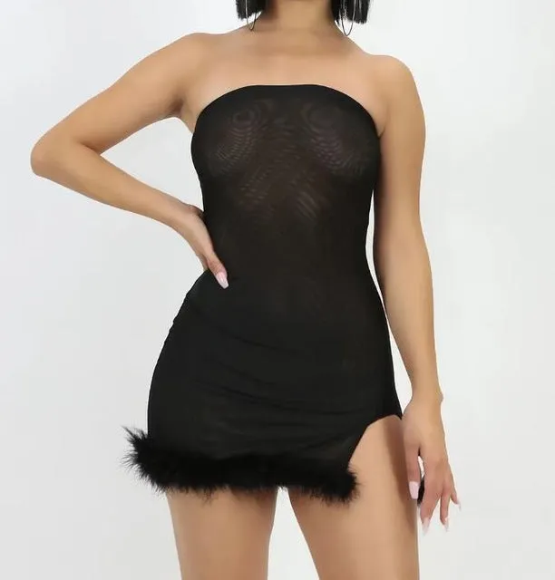 Baddie Bunny Mesh Dress