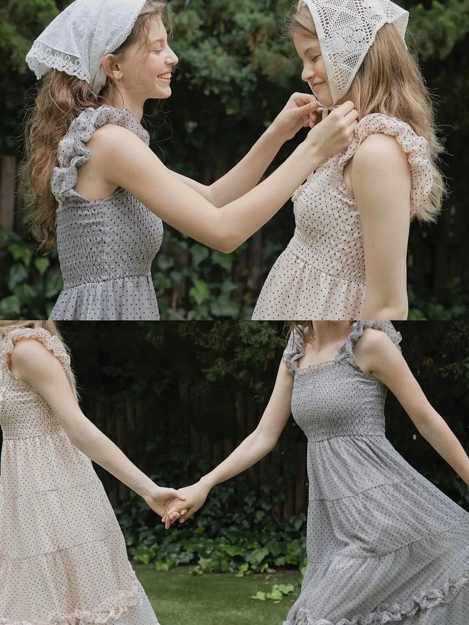 Ballerina Dot Tulle One Piece [2colours]
