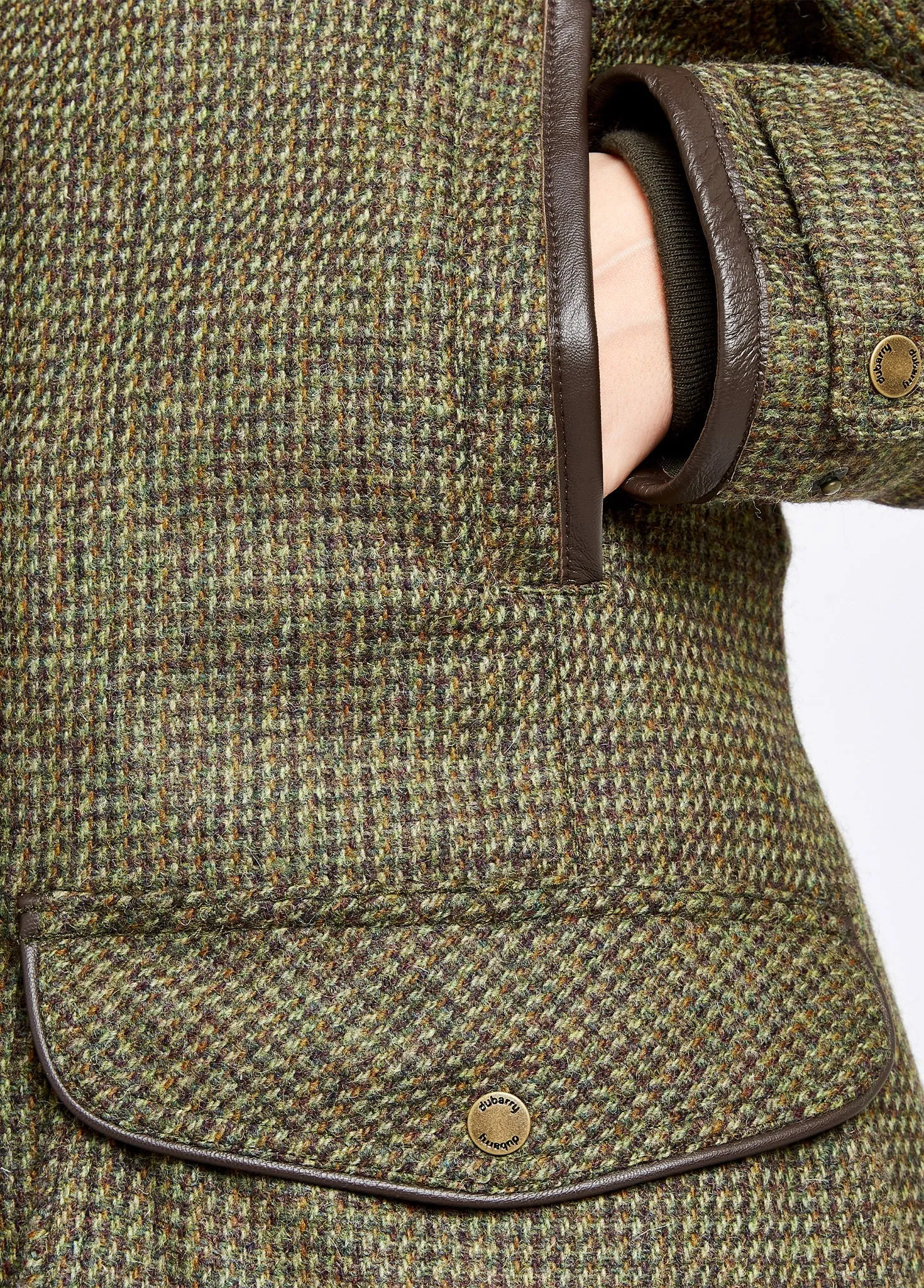 Ballynahinch Ladies' Tweed Shooting Jacket - Heath