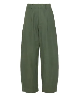 Bari Crop Trouser in Thyme
