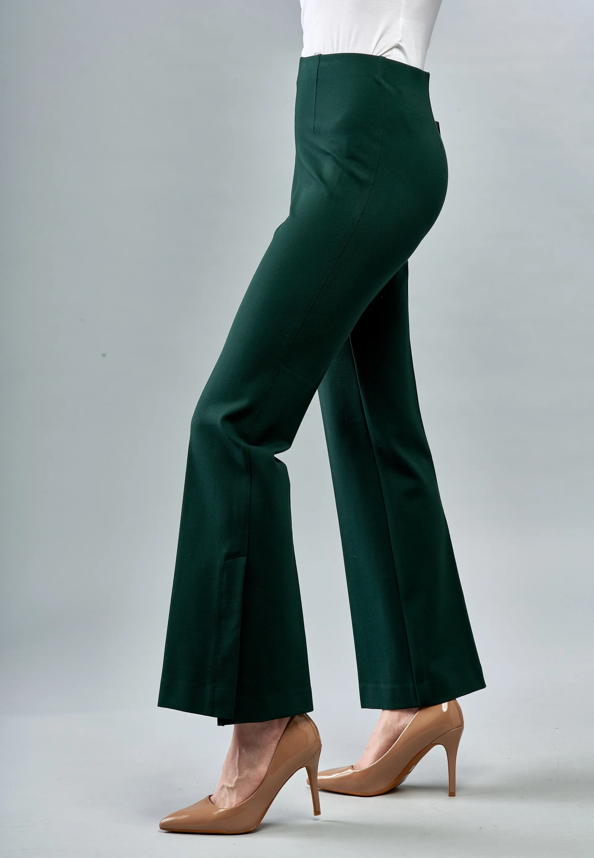 BCP1857AS Flared Solid Scuba Pants