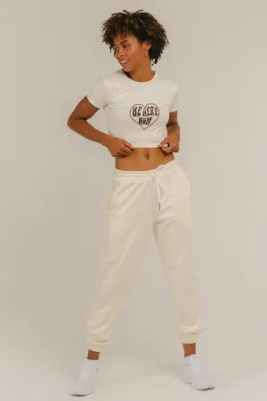 'Be Here Now' Baby Tee   Jorden Pants Set