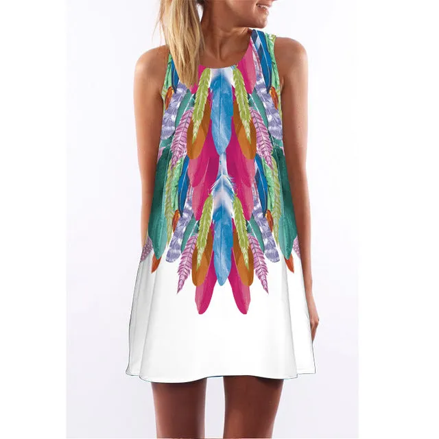 Beach Dress Sundress Casual Shift Dresses