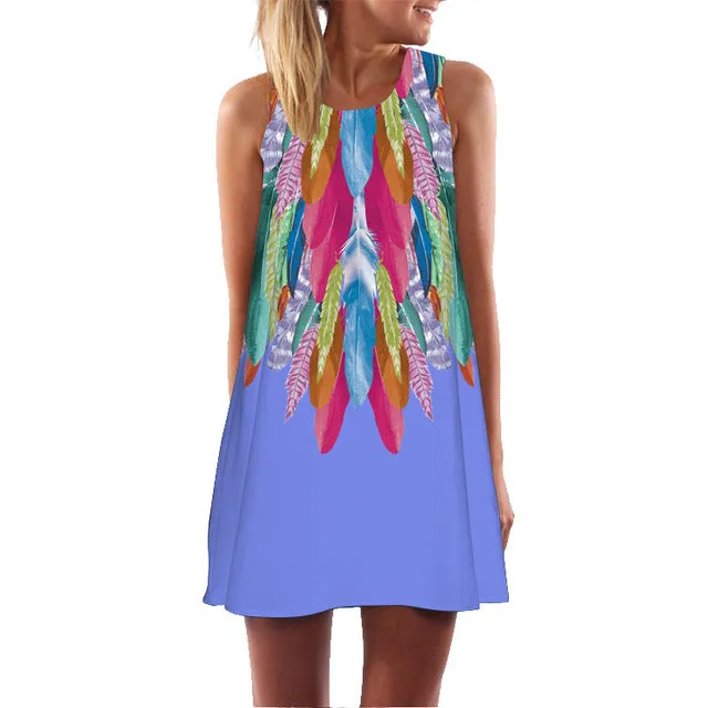 Beach Dress Sundress Casual Shift Dresses