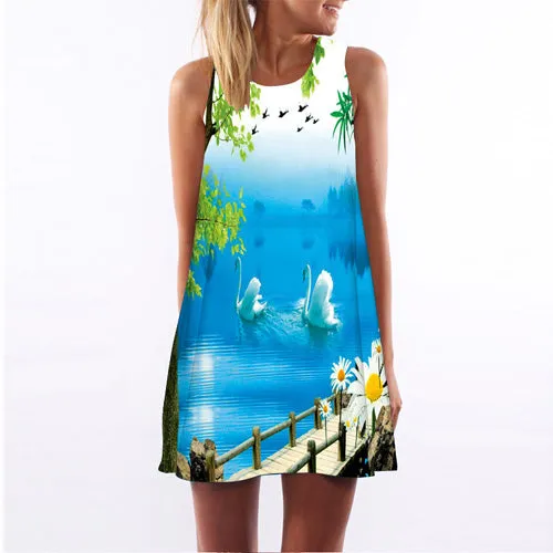 Beach Dress Sundress Casual Shift Dresses