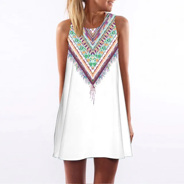 Beach Dress Sundress Casual Shift Dresses