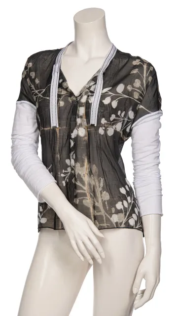 Beate Heymann White Flower Shirt