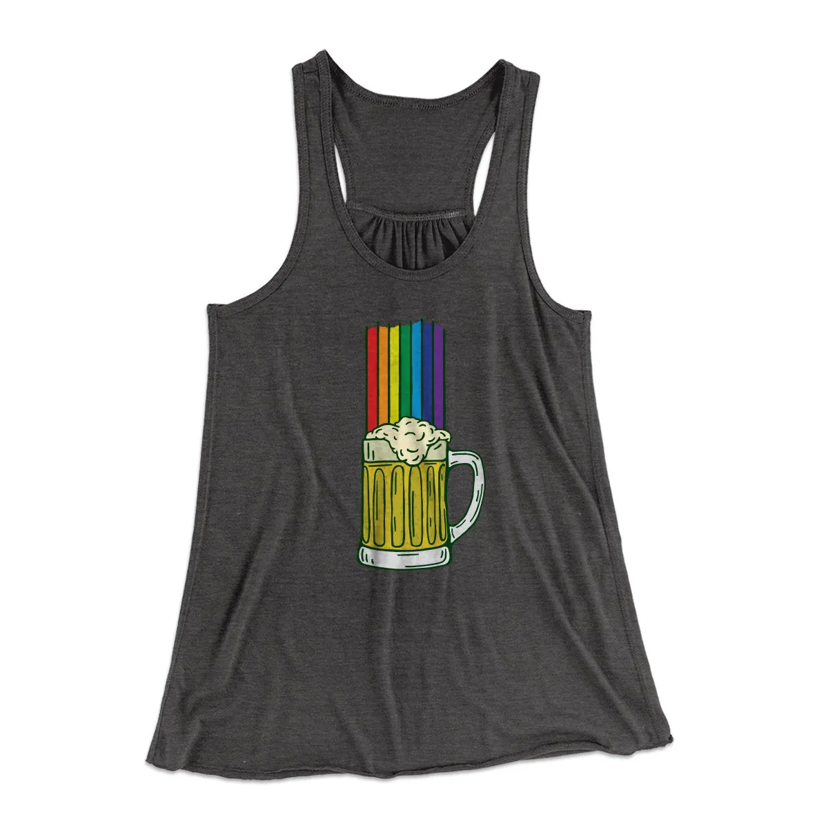 Beer Rainbow Women's Flowey Tank Top