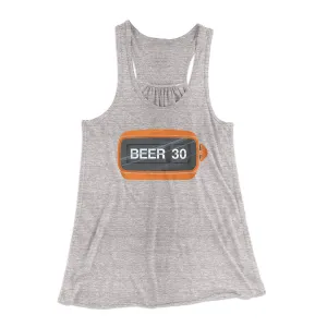 Beer:30 Women's Flowey Tank Top