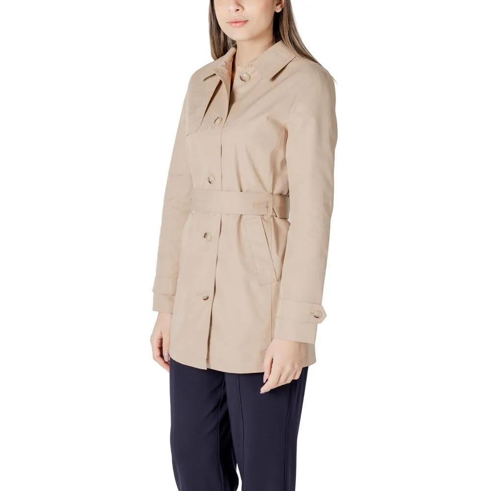 Beige Cotton Jackets & Coat