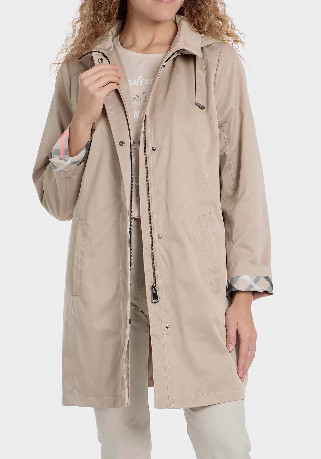 Beige trench coat - Beige
