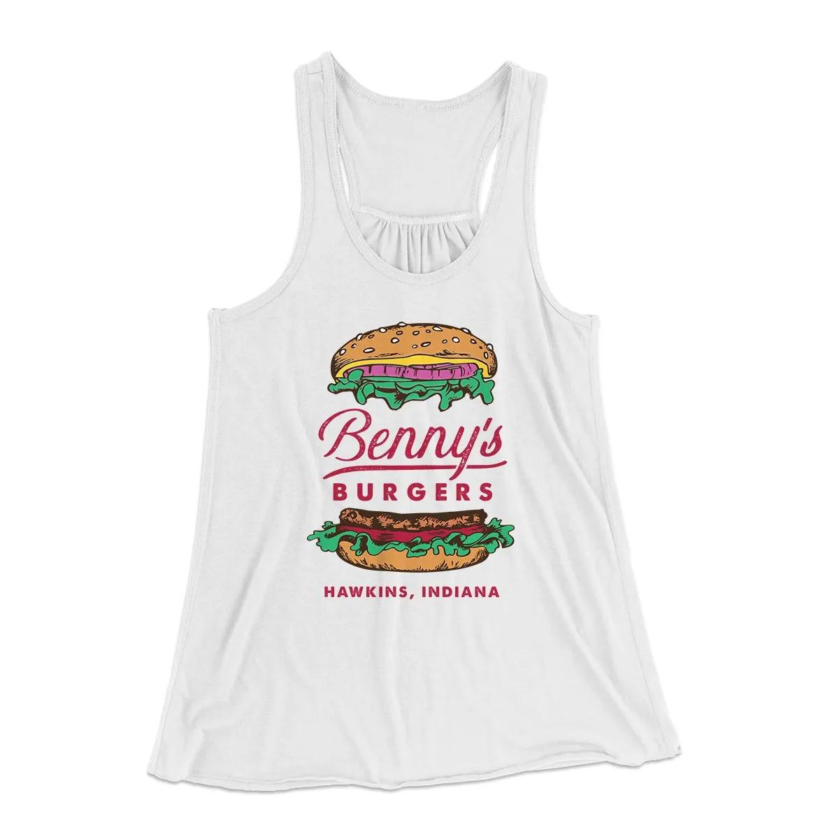 Benny's Burgers Women's Flowey Tank Top