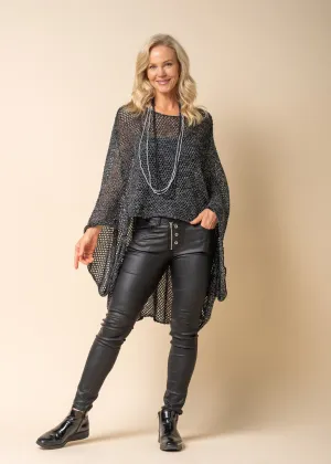 Bianca Knit Top in Onyx
