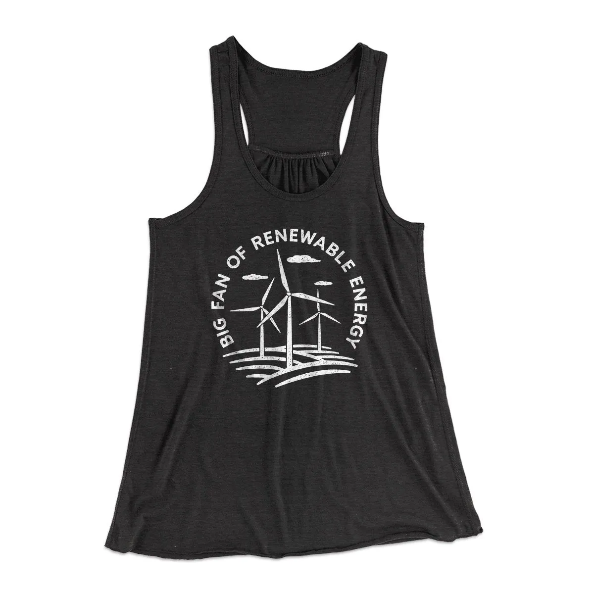 Big Fan of Renewable Energy Women's Flowey Tank Top