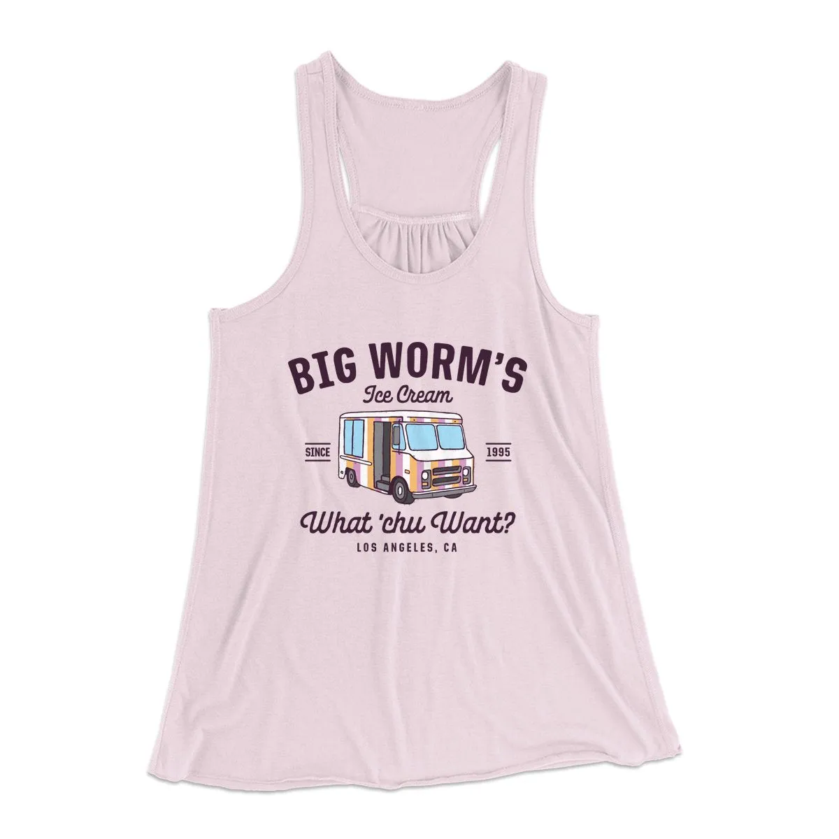 Big Worm's Ice Cream Women's Flowey Tank Top