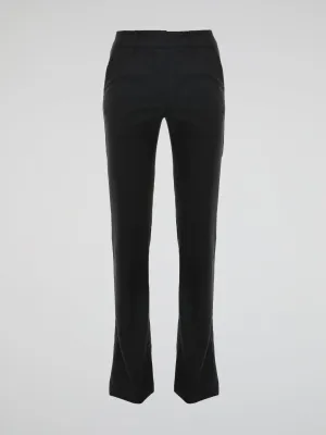 Black Flared Pants