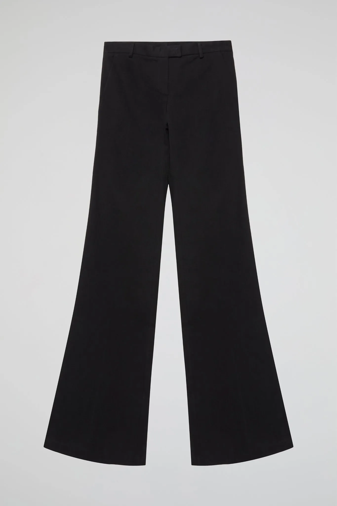 Black Noir Flared Trousers