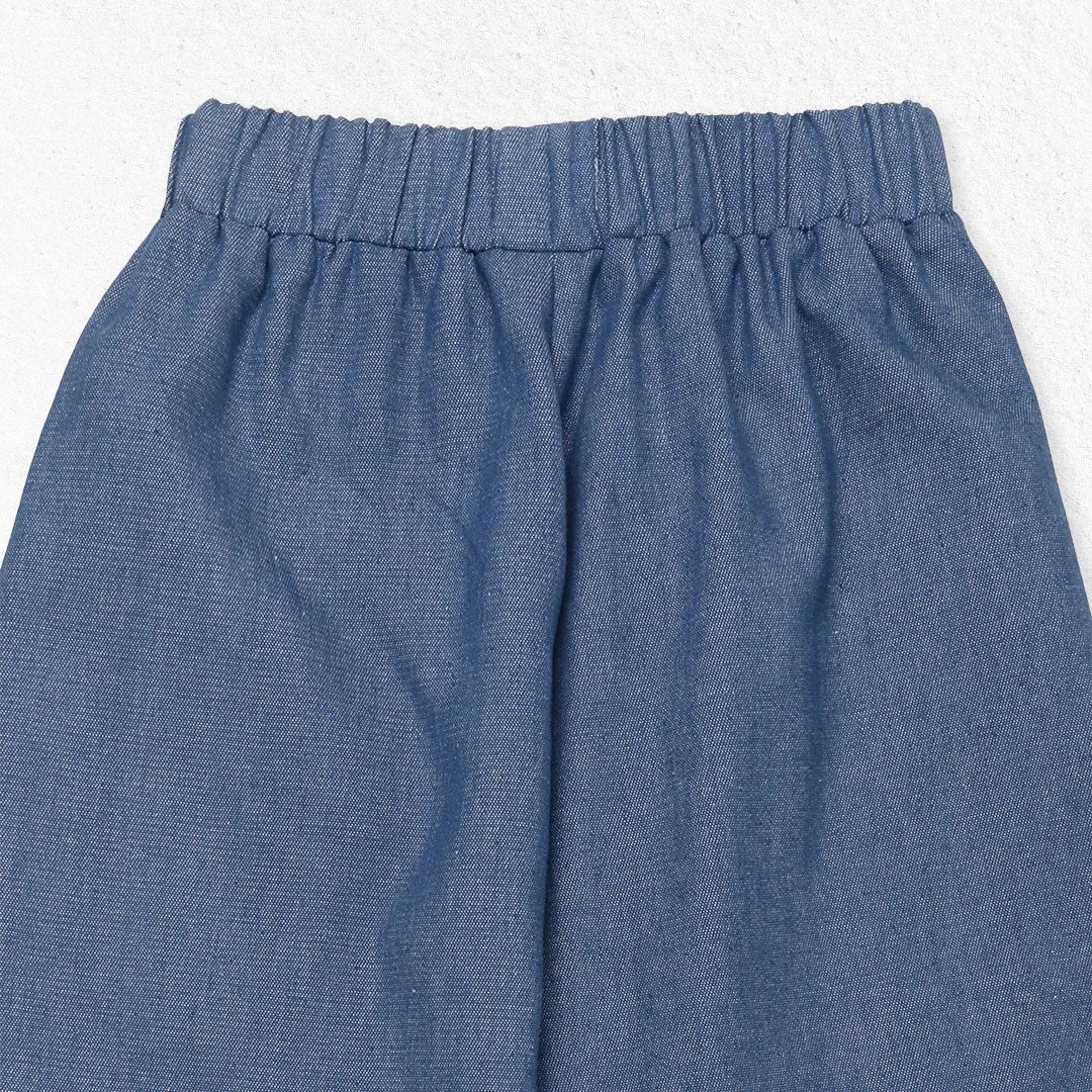 Blue Rainbow Applique Trousers