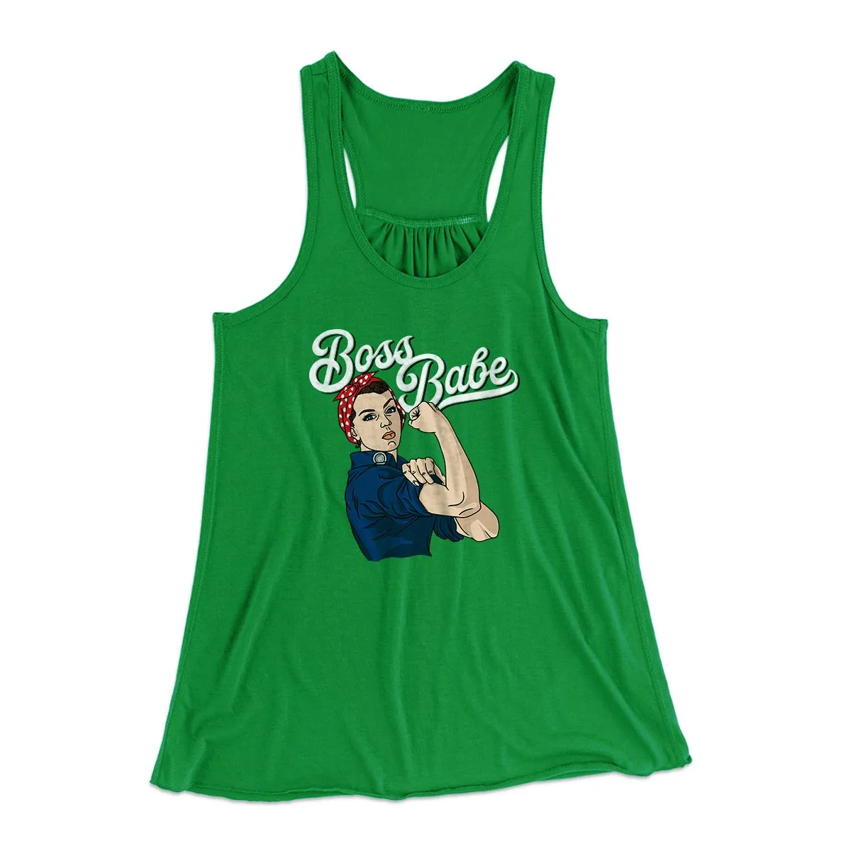 Boss Babe Women's Flowey Tank Top