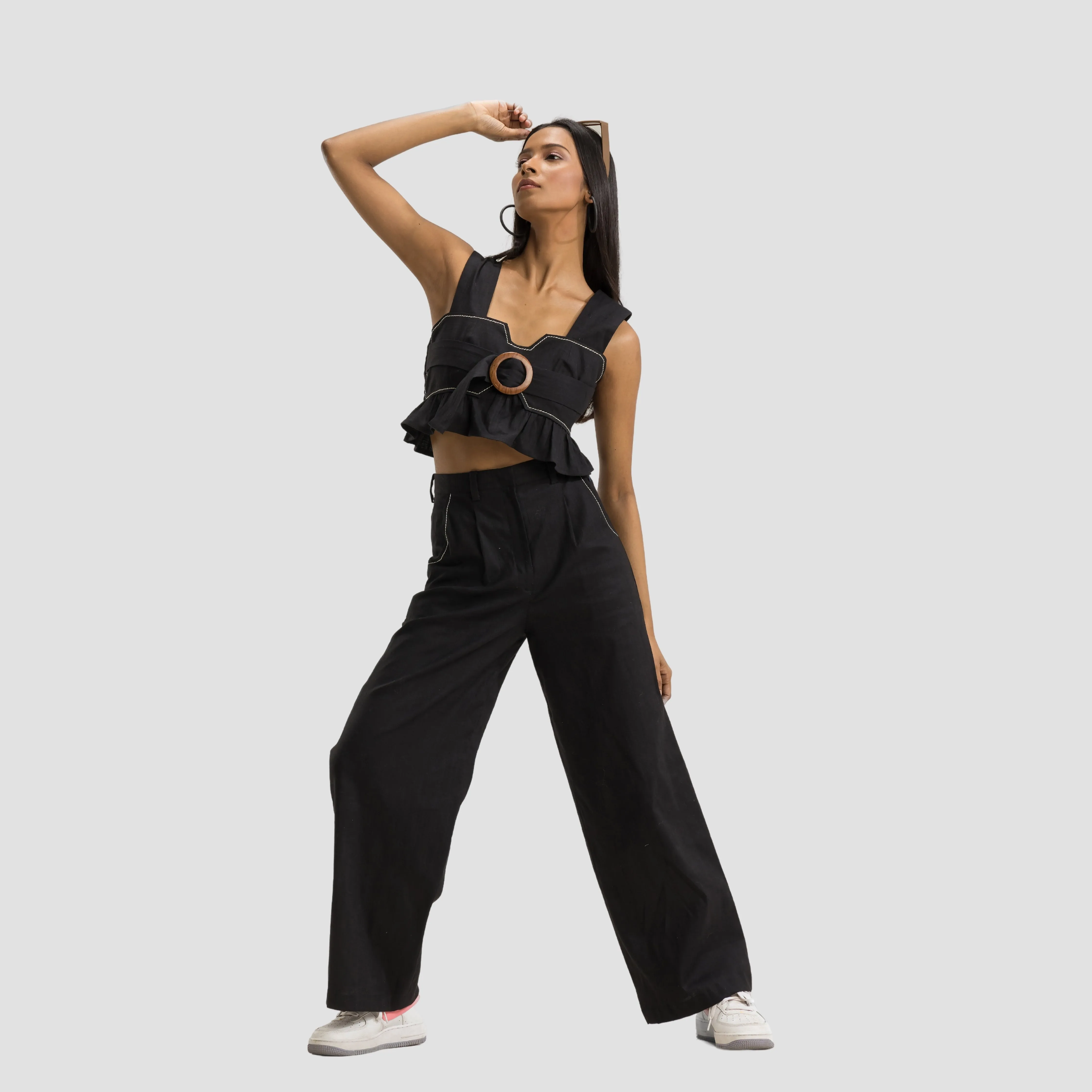 Bow Peplum Top