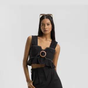 Bow Peplum Top