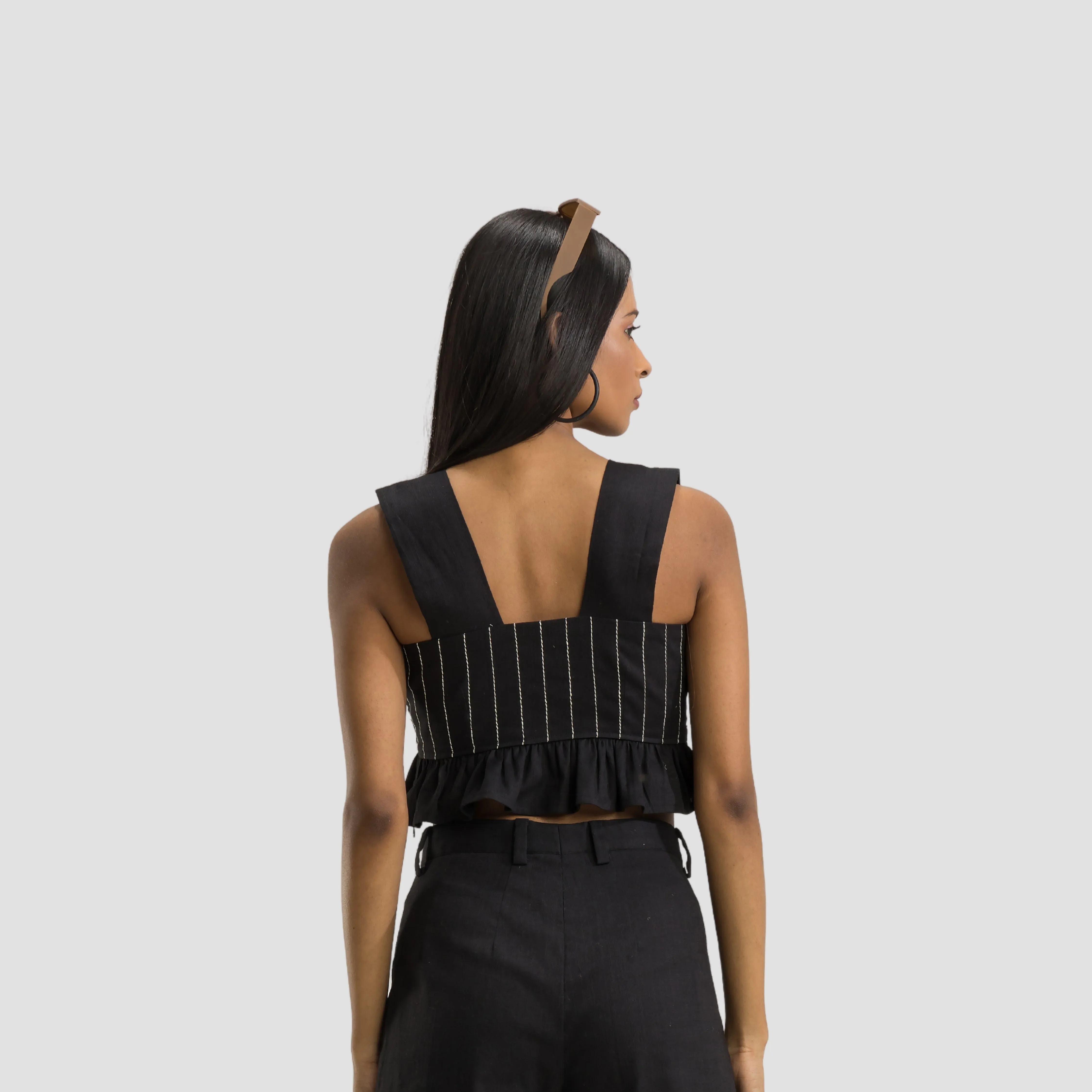 Bow Peplum Top