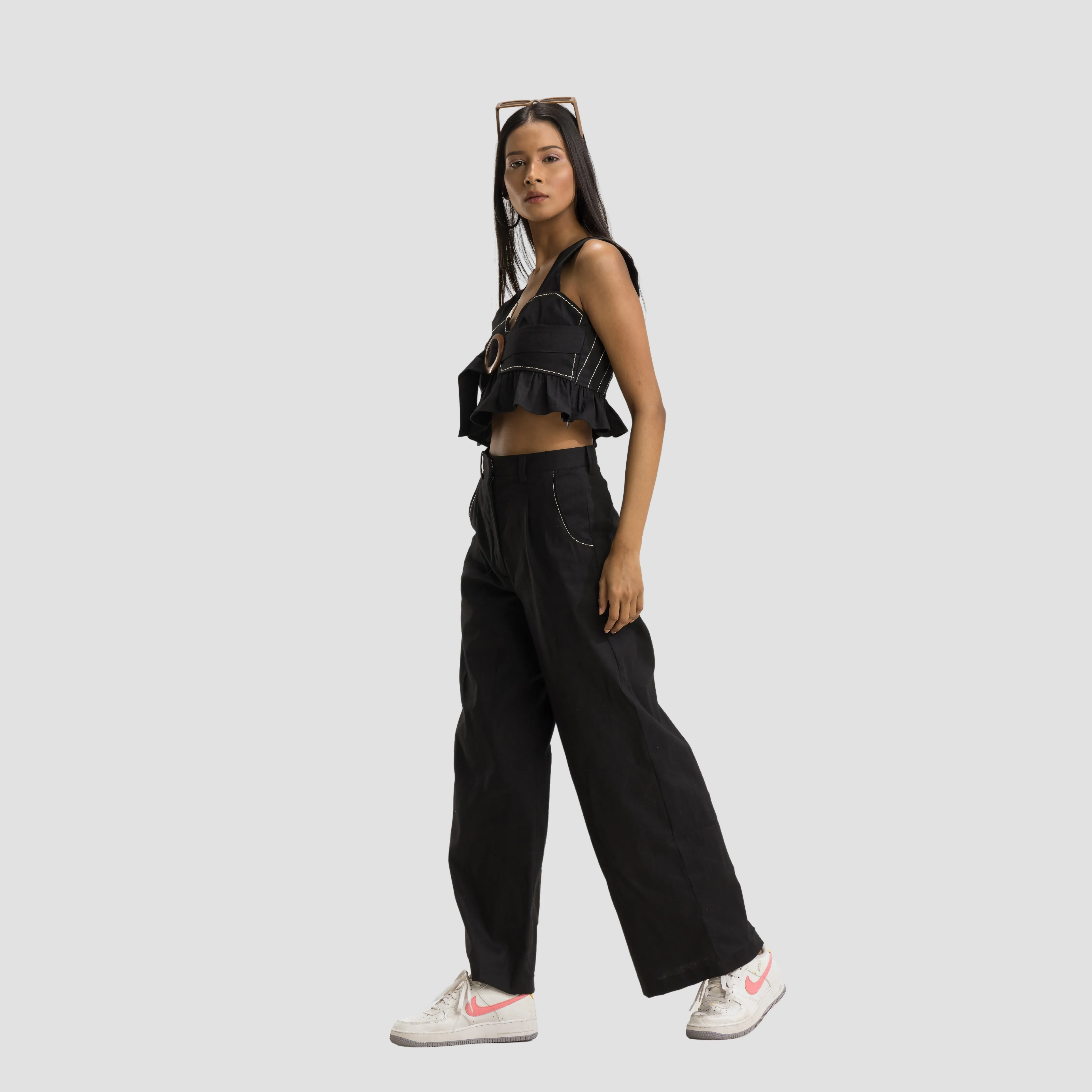 Bow Peplum Top