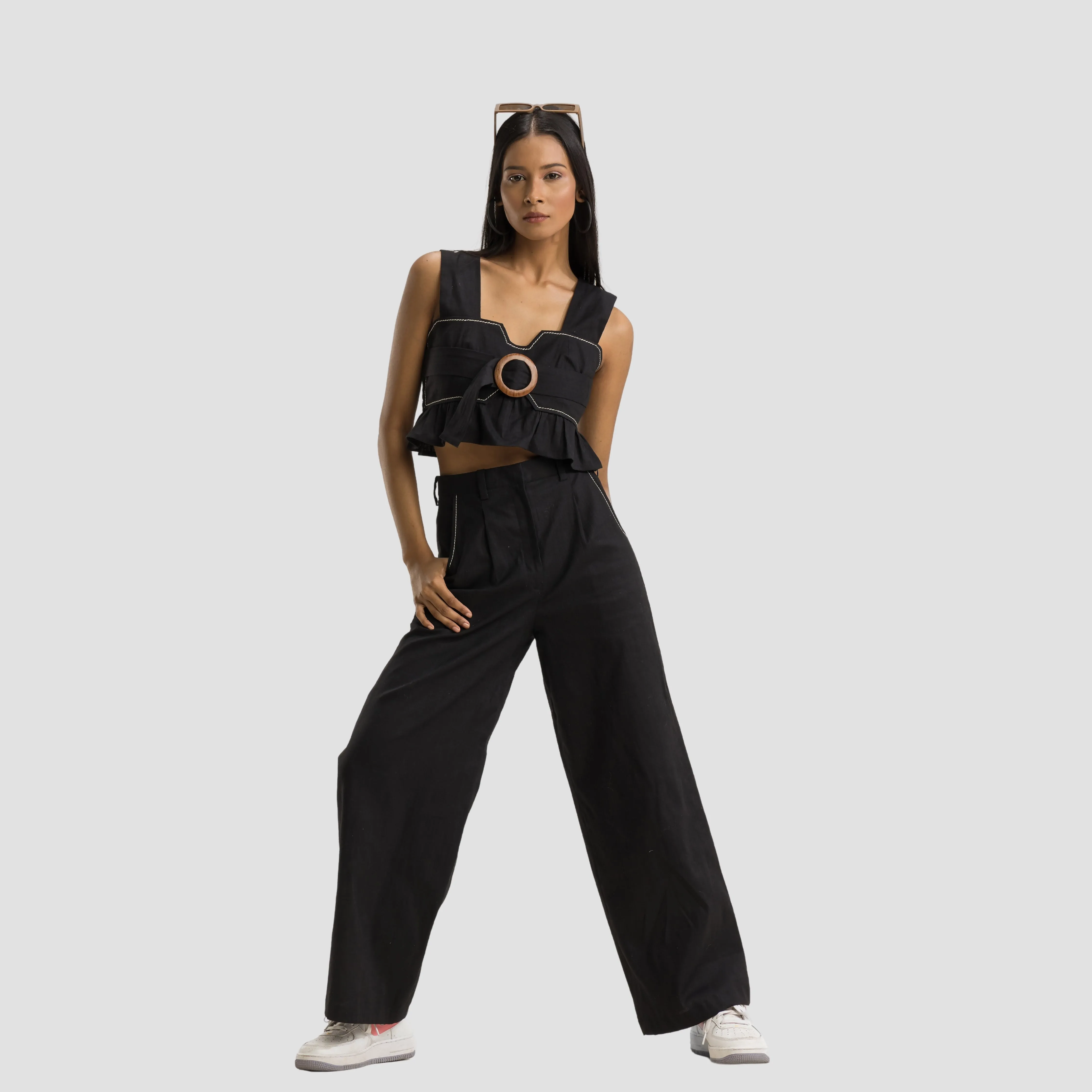 Bow Peplum Top