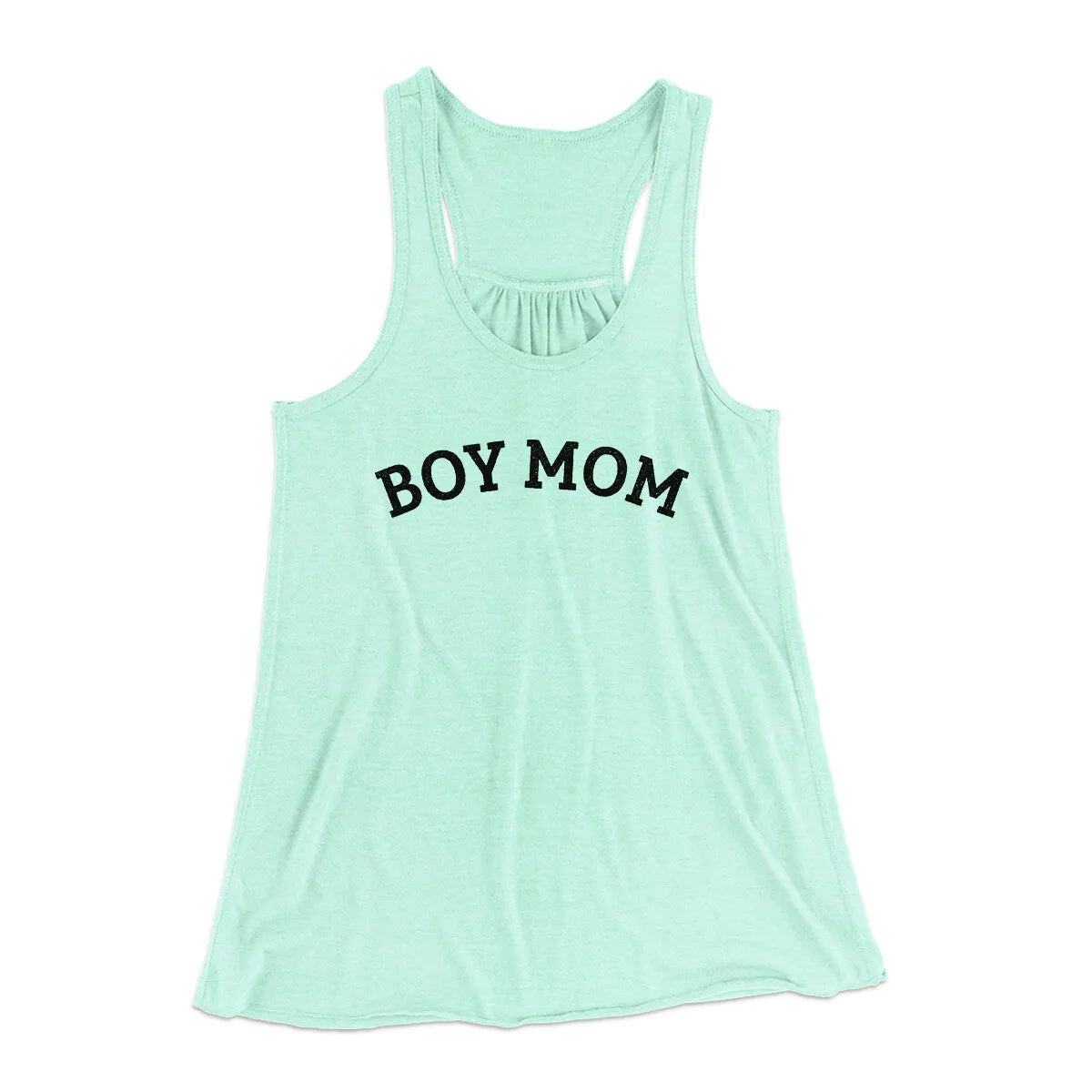 Boy Mom Women's Flowey Racerback Tank Top