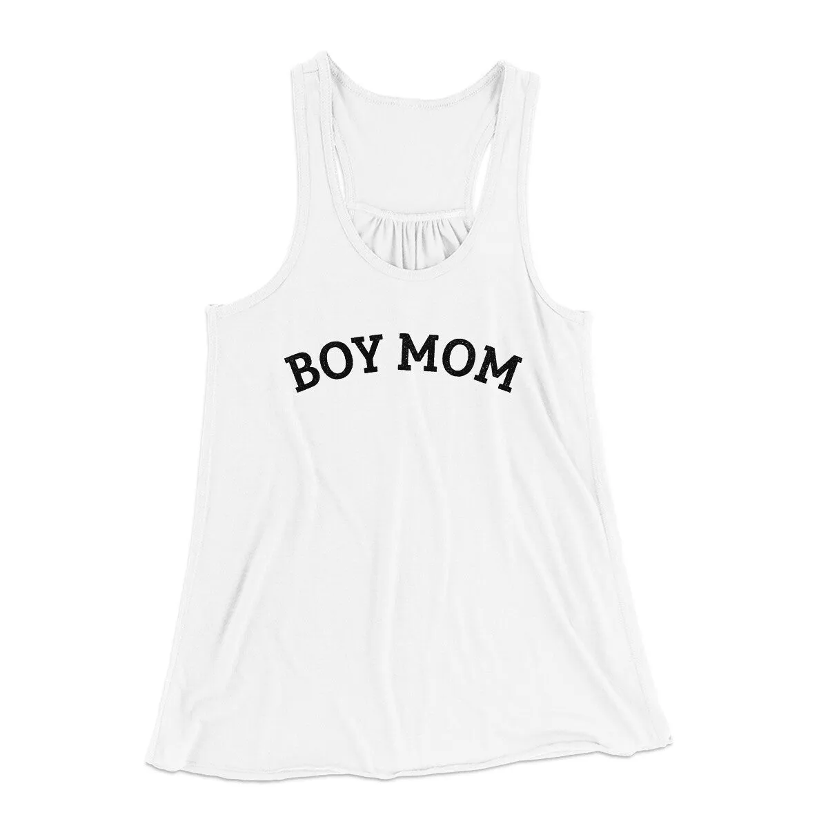 Boy Mom Women's Flowey Racerback Tank Top
