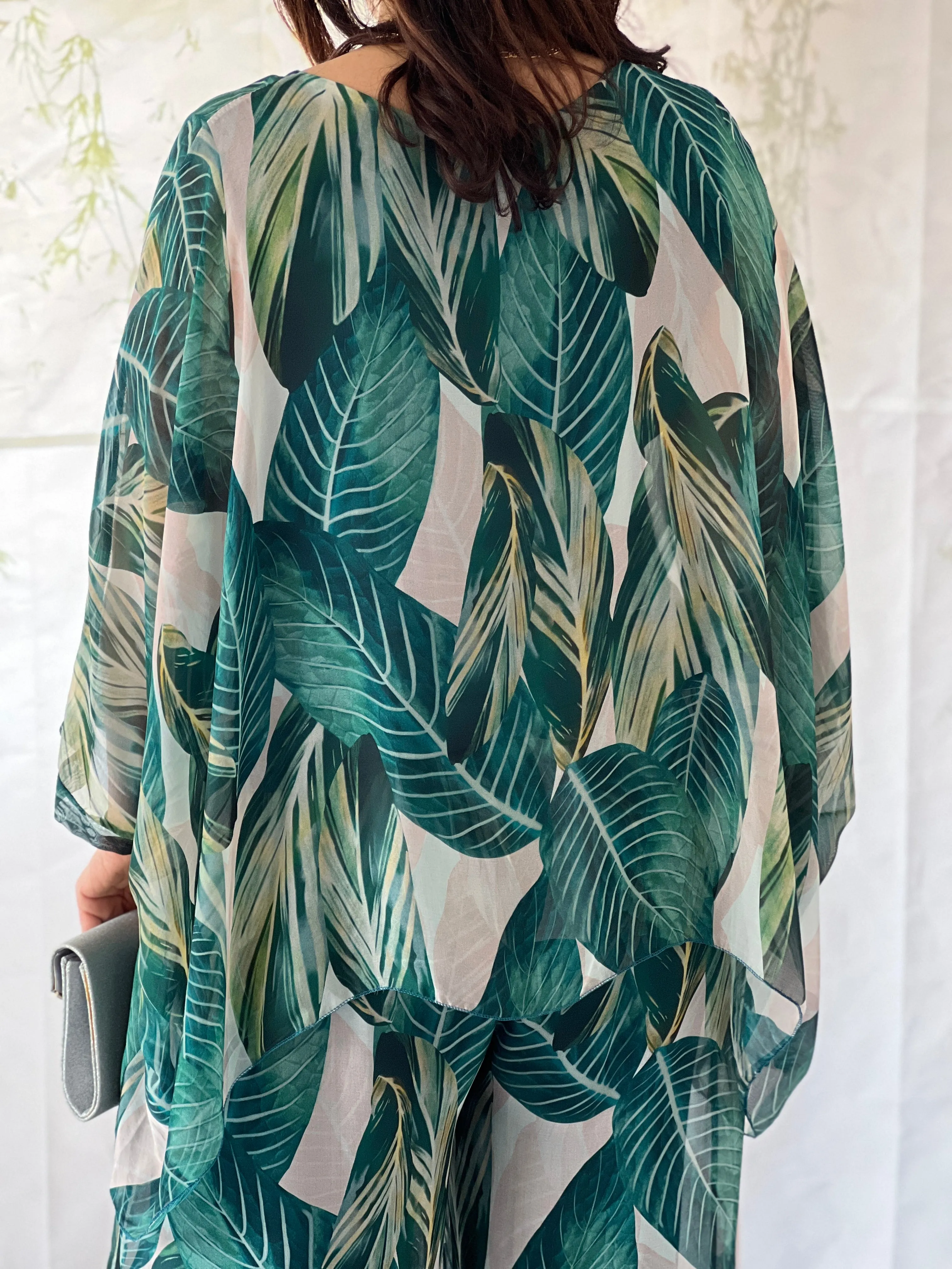 Brax Leaf Silk Top